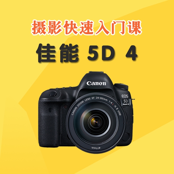 佳能5d4零基础入门快速上手视频课程 佳能单反相机5d4摄影视频教程